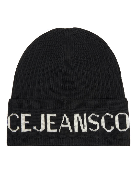 Versace Jeans Couture Czapka Big Beanie 79YAZK40 Czarny