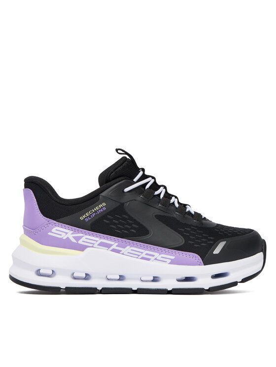 Skechers Sneakersy Glide-Step + 303654L BKPR Czarny