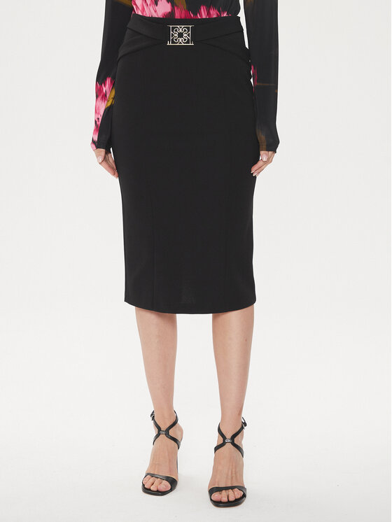 Rinascimento Spódnica ołówkowa CFC0118265003 Czarny Slim Fit
