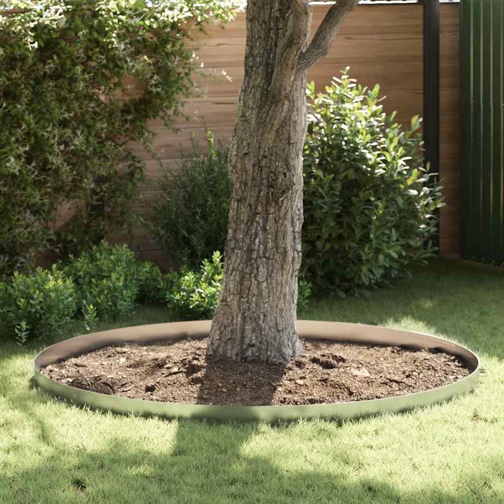Lumarko Ogrodowe obrzeże trawnika Srebrny 450 x 15 cm