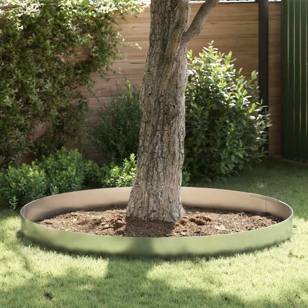 Lumarko Ogrodowe obrzeże trawnika Srebrny 450 x 25 cm