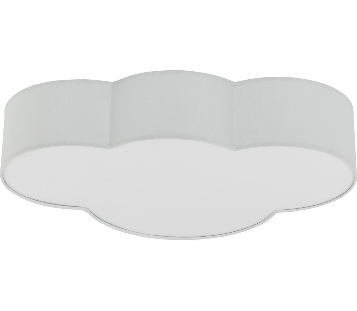 Brilagi - Dziecięca lampa sufitowa NIMBUS 4xE27/15W/230V szara