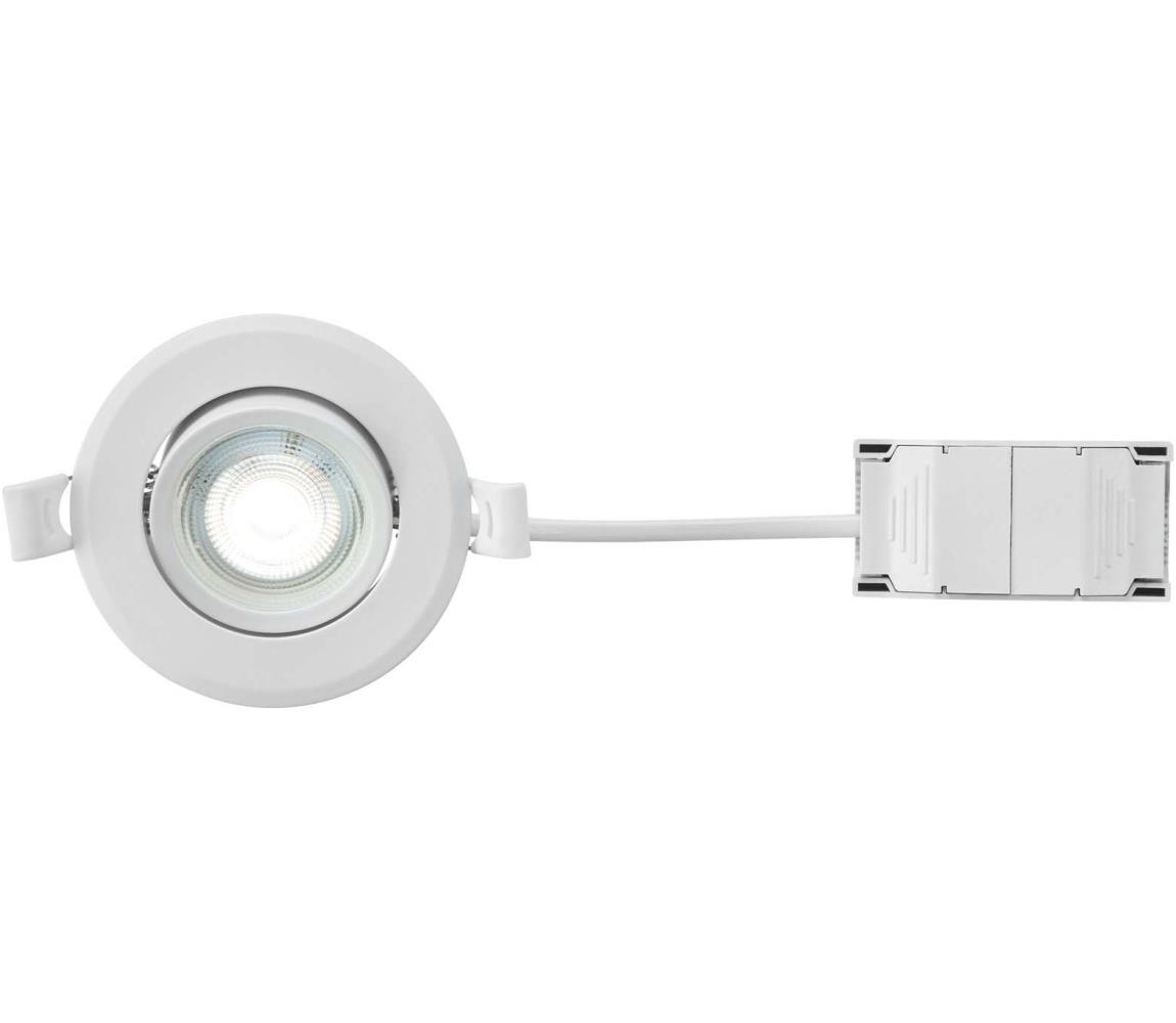 Markslöjd 108885 - LED ściemnialna łazienkowa oprawa sufitowa PLUTO LED/4,9W/230V IP44 biała