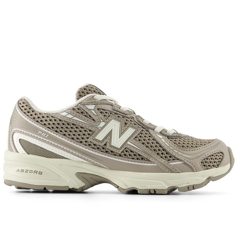 Buty dziecięce New Balance PZ740SA - brązowe
