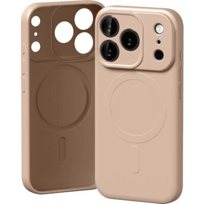 Etui MERCURY Semi-Silicone MagSafe do Apple iPhone 17 Pro Różowo-piaskowy