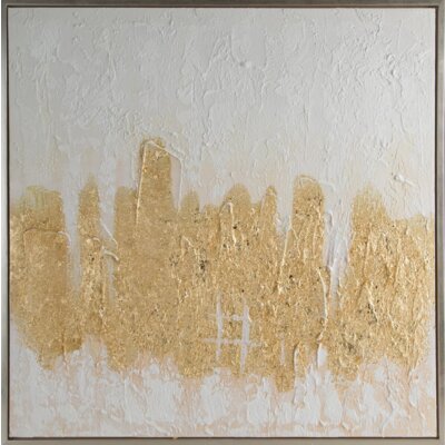 Obraz EUROFIRANY 643 80 x 80 cm Biały
