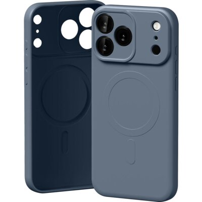 Etui MERCURY Semi-Silicone MagSafe do Apple iPhone 17 Pro Max Granatowy