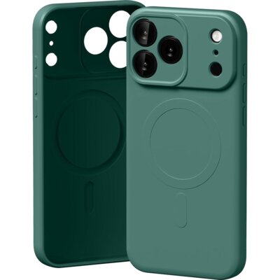 Etui MERCURY Semi-Silicone MagSafe do Apple iPhone 17 Pro Max Zielony