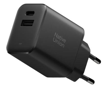 Native Union Fast GaN Charger PD 45W 2 ports black