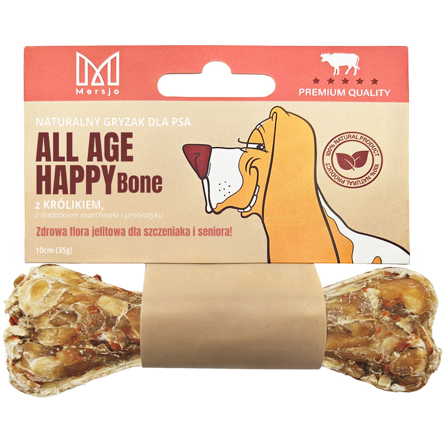 Opinie o MERSJO kość z królikiem i prebiotykiem 10 cm ? dla szczeniąt i seniorów