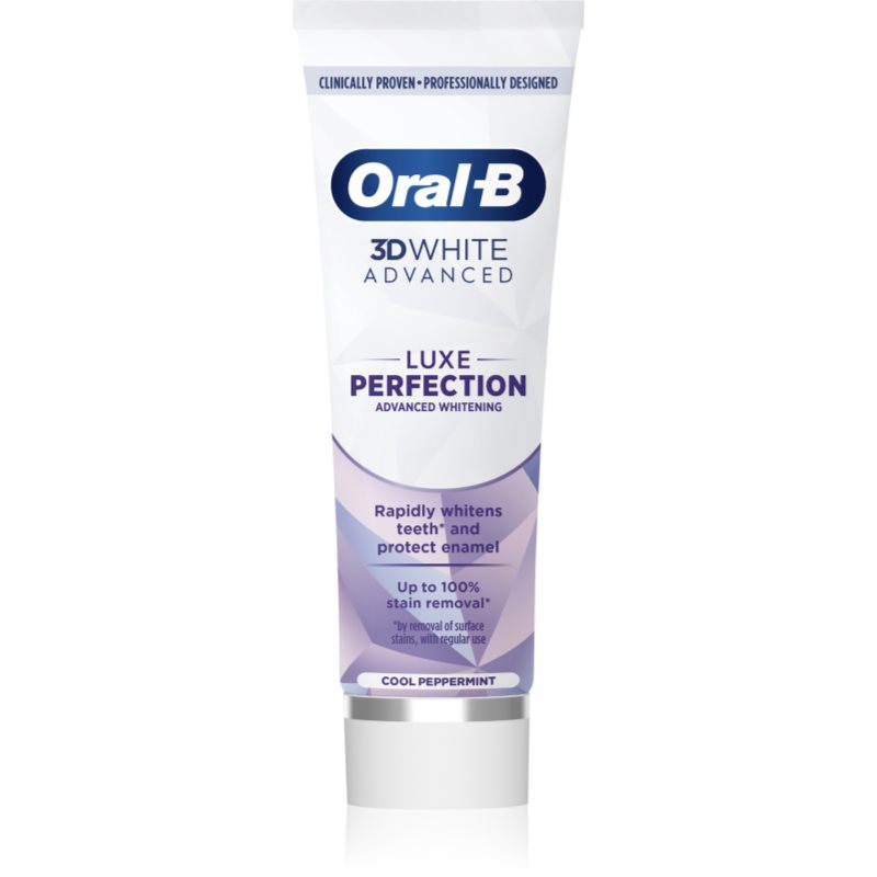 Oral-B 3D White Luxe Perfection wybielająca pasta do zębów Cool Peppermint 75 ml
