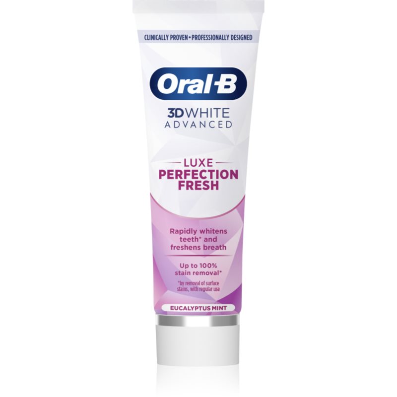Oral B 3D White Luxe Perfection Fresh wybielająca pasta do zębów Eucalyptus Mint 75 ml