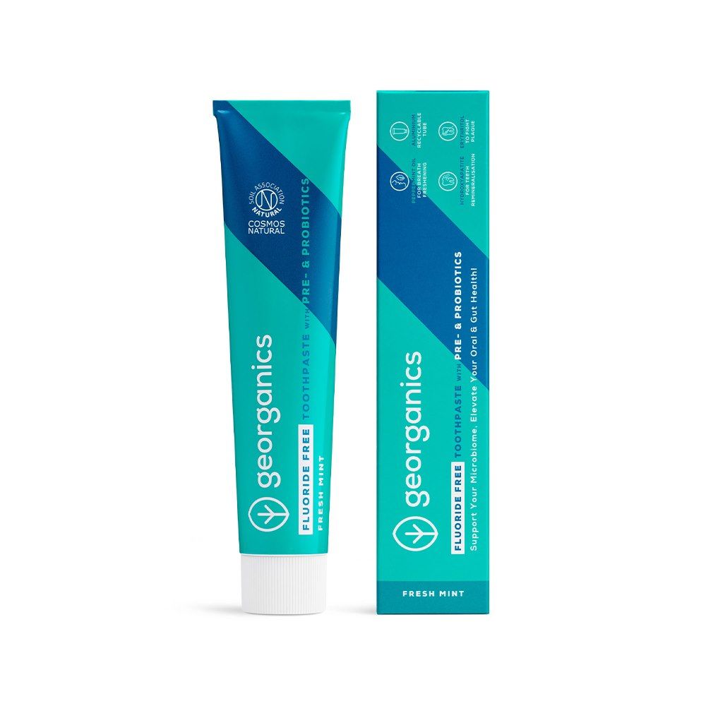 Georganics Naturalna pasta do zębów na zdrowe dziąsła, prebiotyczna i probiotyczna 75 ml - pasta do zębów