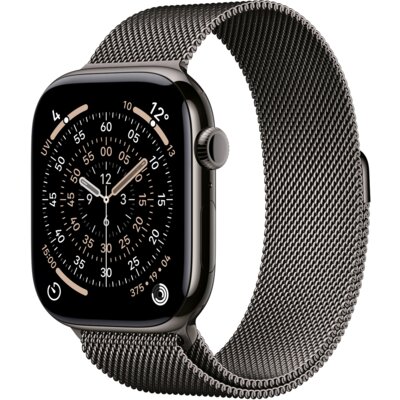 Apple Watch 11 GPS + Cellular 46mm z tytanu łupek bransoleta mediolańska M/L Łupek