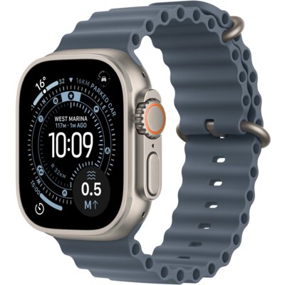 Apple Watch Ultra 3 GPS + Cellular 49mm Tytan czarny pasek Ocean Granatowy