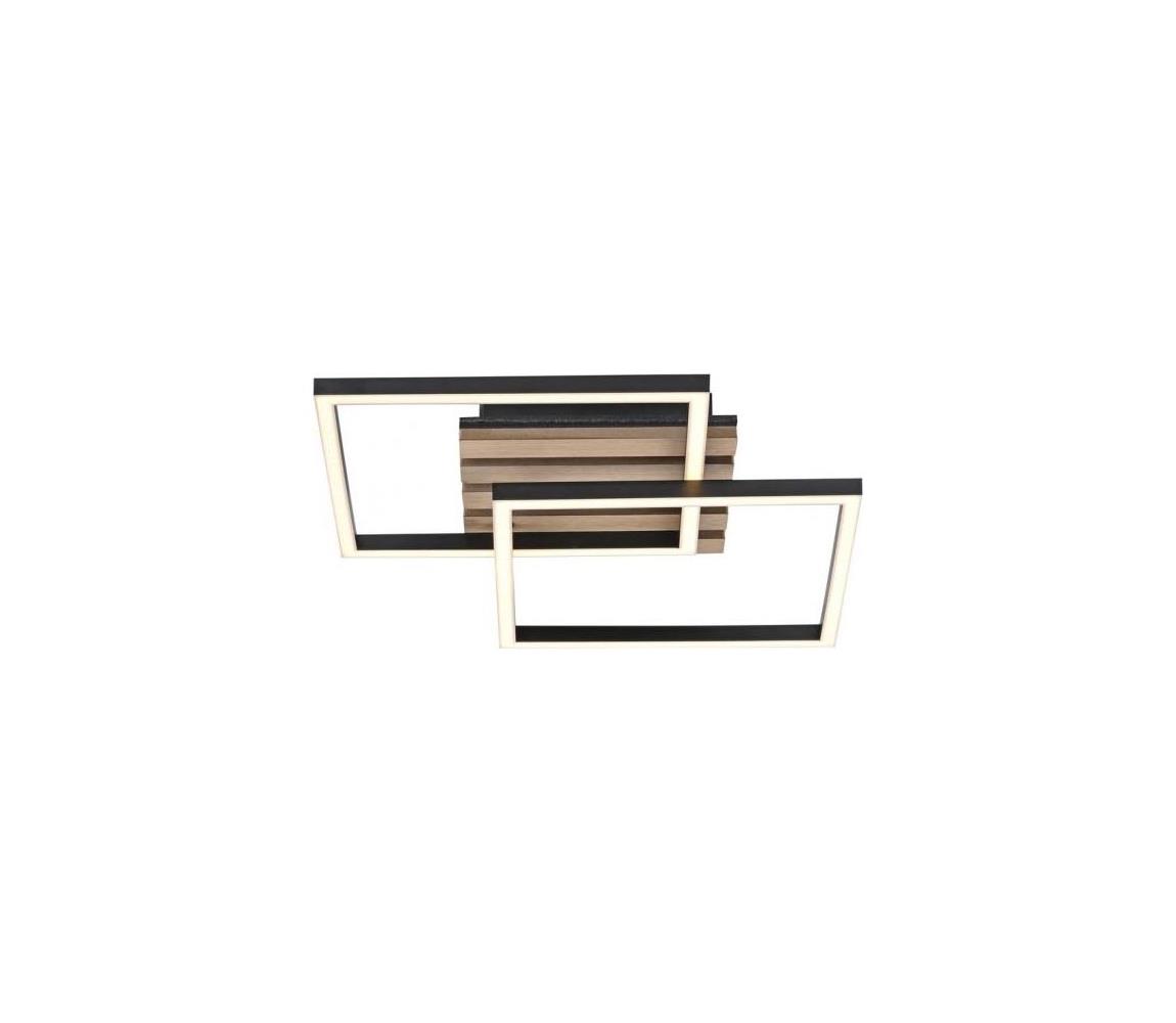 JUST LIGHT. 14053-79 - Oprawa sufitowa LED AKUSTIKA LED/15W/230V dąb/czarny