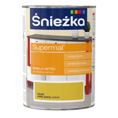 Śnieżka Emalia Nitro żółty jasny N535 0,8 l
