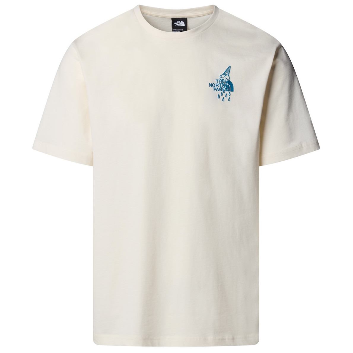 Koszulka męska The North Face U Powder Days Relaxed S/S Tee-Graphic Rozmiar: L / Kolor: biały