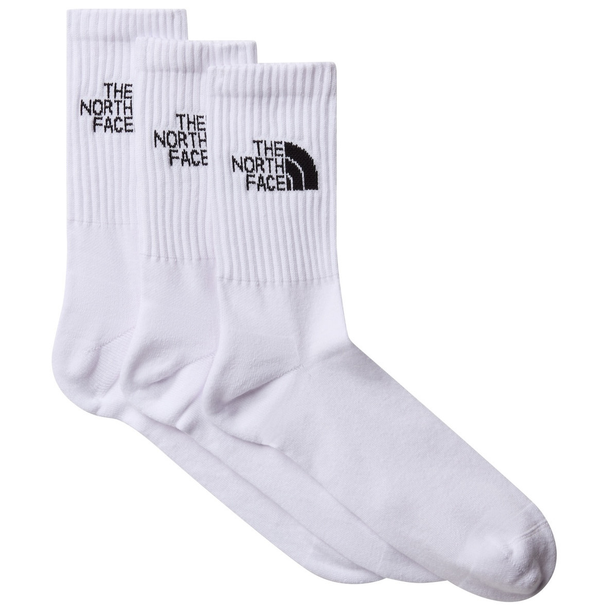 Skarpety męskie The North Face Everyday Standard Crew Sock - 3P Rozmiar skarpet: S / Kolor: biały