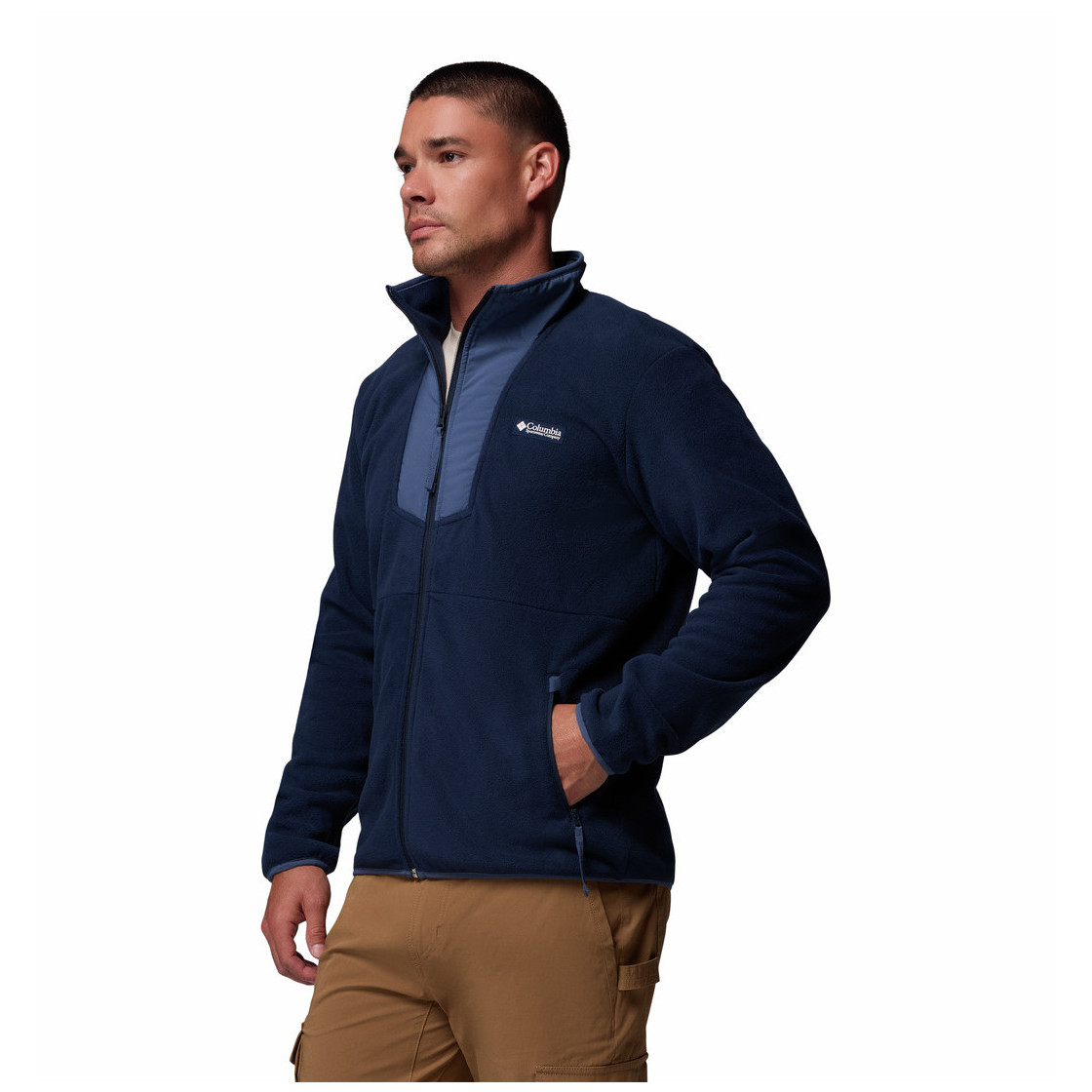 Męska bluza Columbia Sequoia Grove™ Full Zip Fleece Rozmiar: XXL / Kolor: ciemnoniebieski