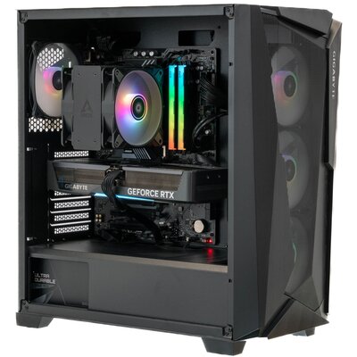 MAD DOG Powered by Gigabyte AORUS301-I15DR32 i5-14400F 32GB RAM 1TB SSD GeForce RTX5070 DLSS 4 Wi-Fi