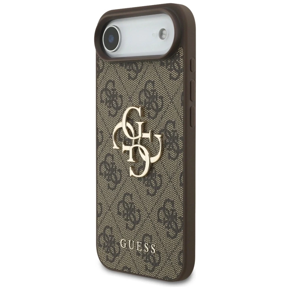 Etui Guess Hardcase 4G Big Metal Logo do iPhone 17 Air, brązowe