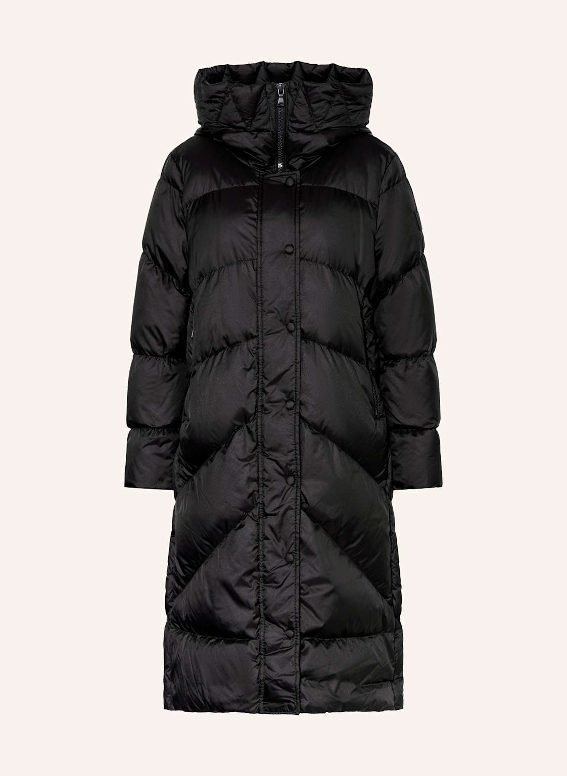 Luisa Cerano Płaszcz Puchowy schwarz
