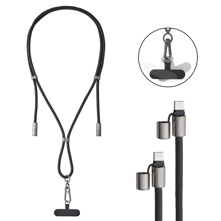 Intenso 7991000 kabel USB 1,65 m USB C Czarny