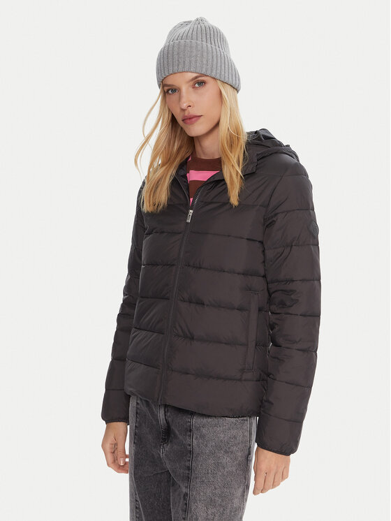 Roxy Kurtka przejściowa Wind ERJJK03691 Szary Regular Fit