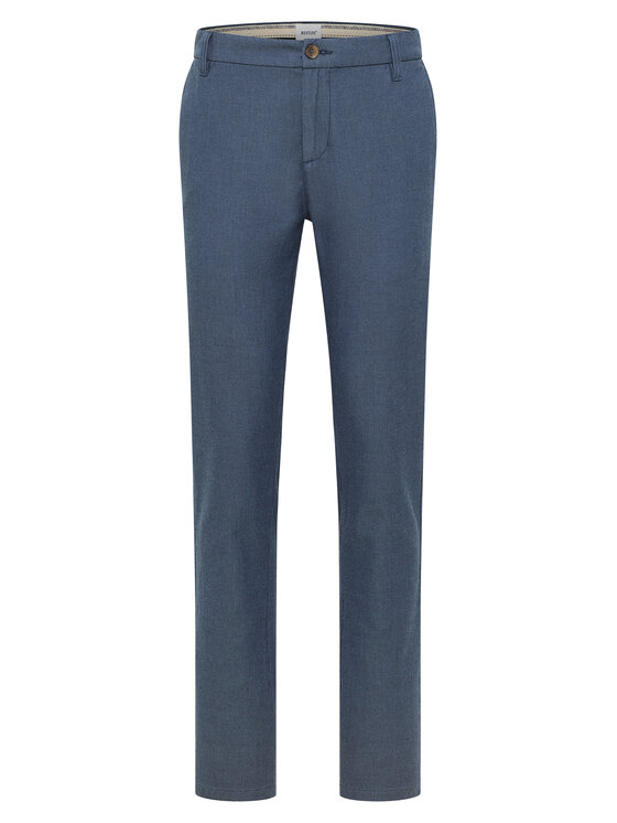 Mustang Chinosy Daytona 1017075 Niebieski Slim Fit