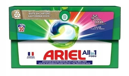 Ariel Kapsułki Kolor 20 szt. – do prania kolorowych tkanin 3w1