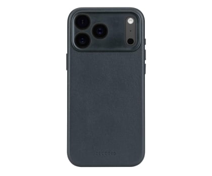 Decoded Leather Backcover, iPhone 17 Pro , Navy Shadow