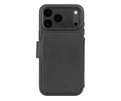 Decoded Leather Detachable Wallet, iPhone 17 Pro, Black