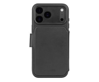 Decoded Leather Detachable Wallet, iPhone 17 Pro Max, Black