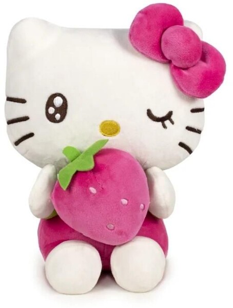 Hello Kitty Macedonia - plusz Truskawka 25cm