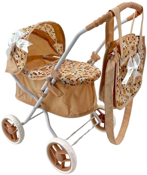 Wózek dla lalek głęboki z torbą