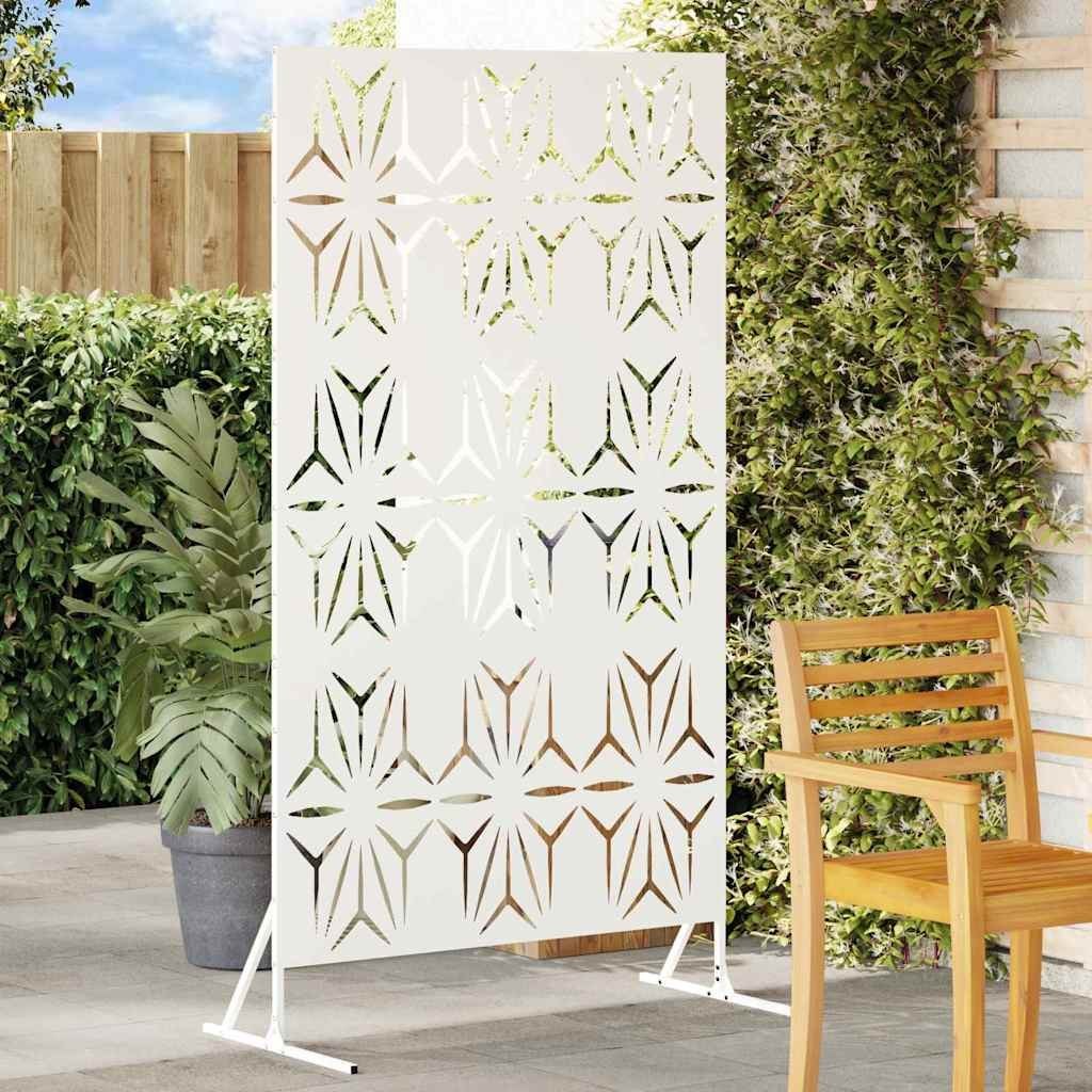 Lumarko ekran prywatności Biały Stal