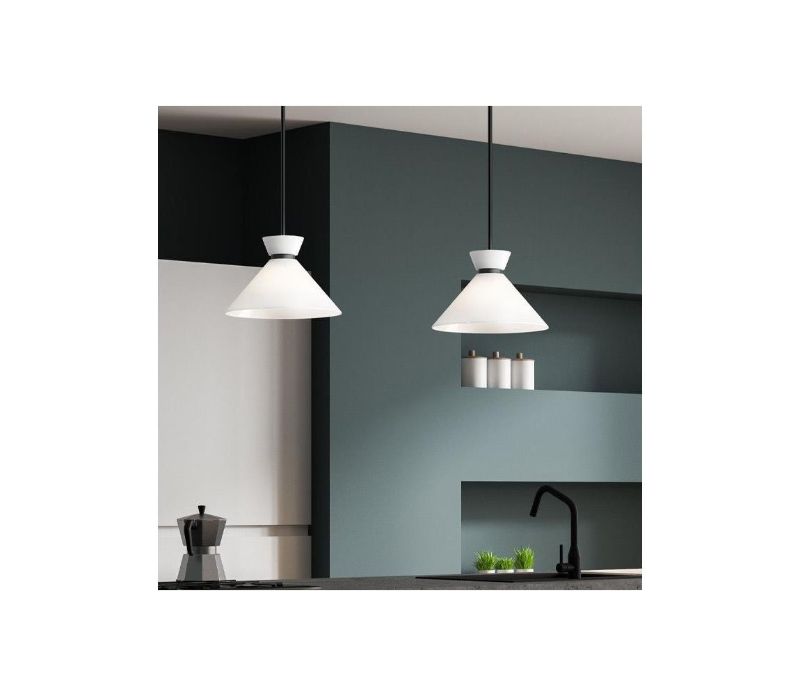 Alora Mood ALM-HALSTON-P-M-BK - Żyrandol na pręcie HALSTON 1xE27/60W/230V czarny