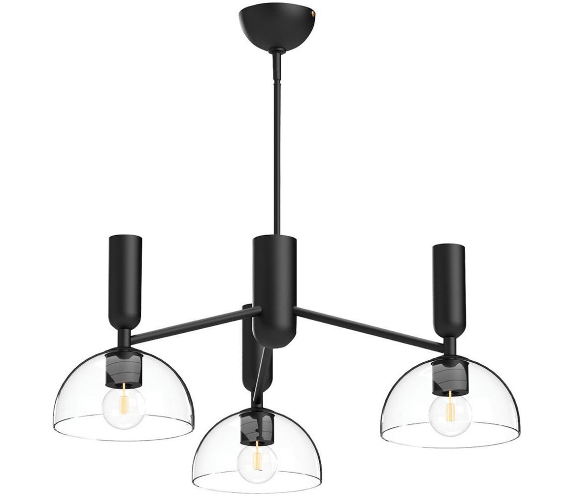 Alora Mood ALM-JUDE3-MB-CL - Żyrandol na pręcie JUDE 3xE27/60W/230V czarny