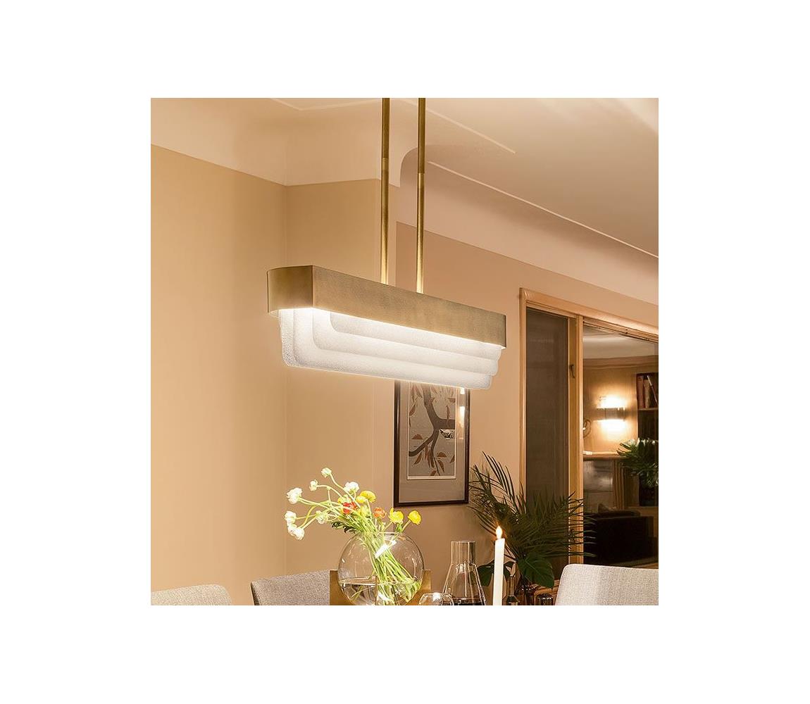 Kichler KL-SERENE-LED-LP-92-NBR - Żyrandol LED na pręcie SERENE LED/40W/230V złoty