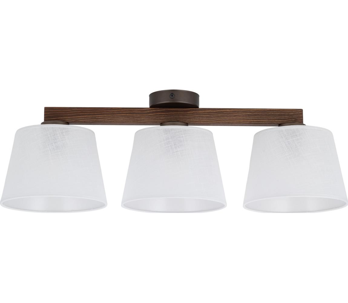 Brilagi - Przysufitowy żyrandol LATTE 3xE27/60W/230V sosna/biała
