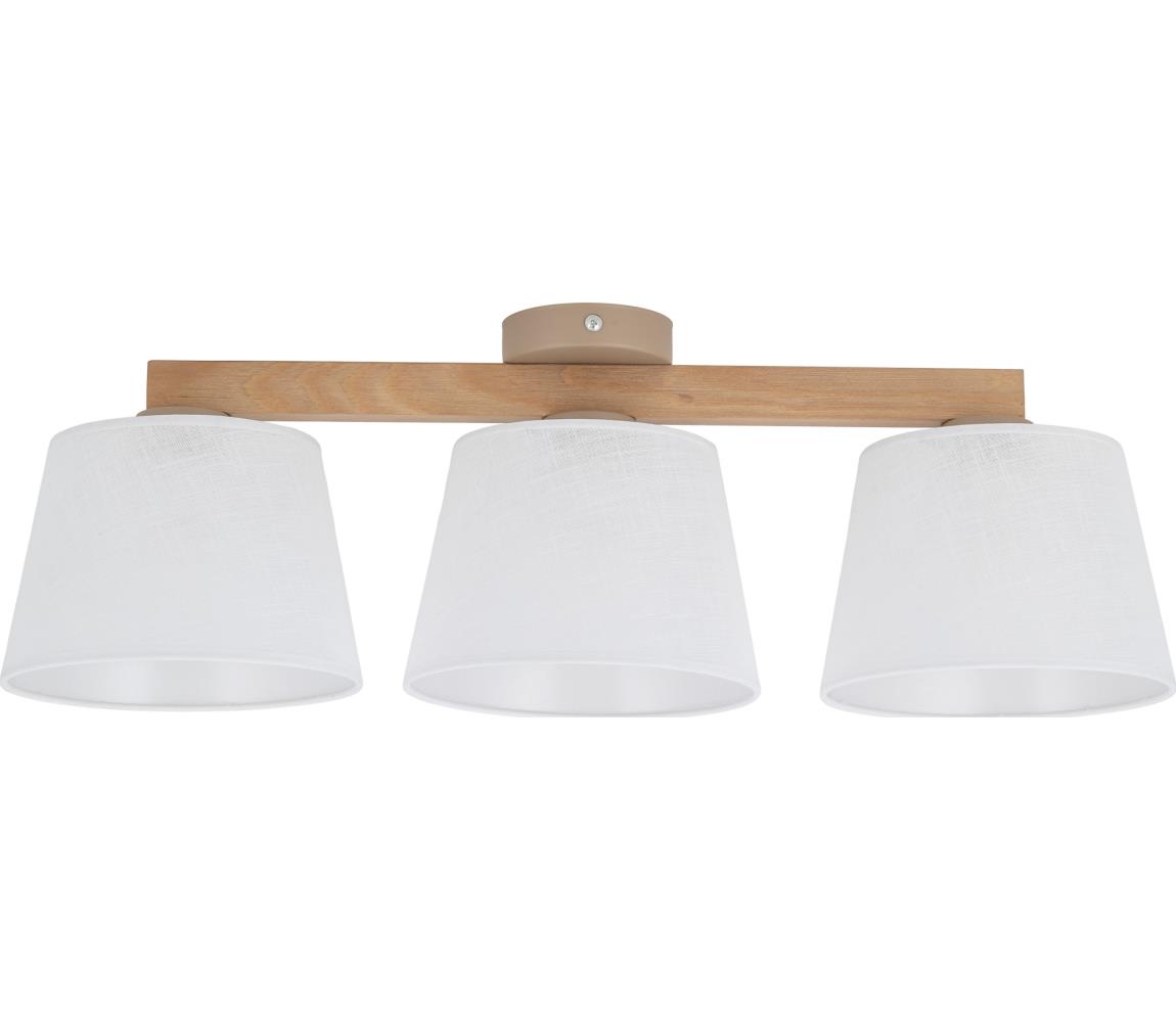 Brilagi - Przysufitowy żyrandol LATTE SABIA 3xE27/60W/230V sosna/biały