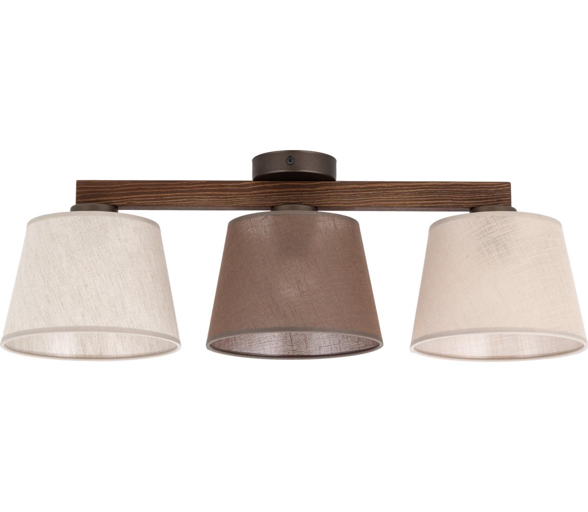 Brilagi - Przysufitowy żyrandol LATTE SABIA 3xE27/60W/230V sosna/mix