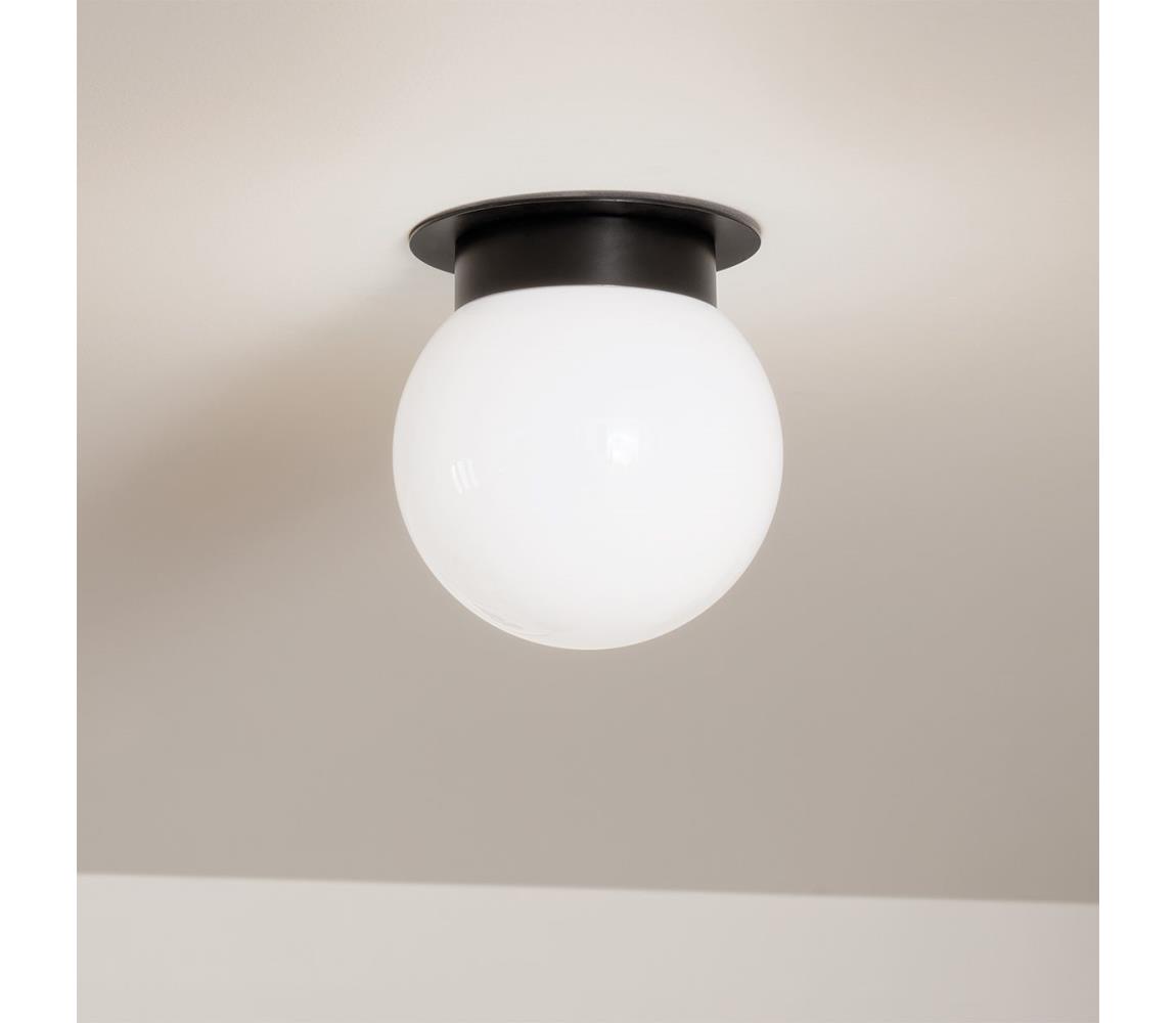 Kichler KL-ALBERS-F-G-BK-Lampa sufitowa ALBERS 1xE27/40W/230V, śr. 20,3 cm, czarna