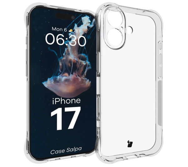 Bizon Salpa do Apple iPhone 17 Przezroczysty