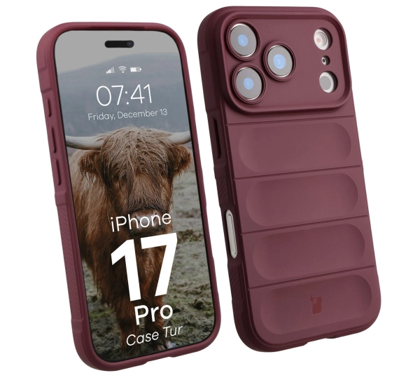 Bizon Tur do Apple iPhone 17 Pro Ciemnofioletowy
