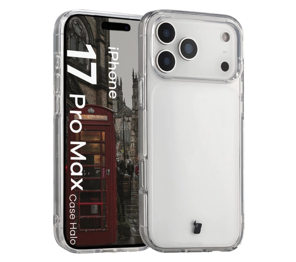 Bizon Halo do Apple iPhone 17 Pro Max Przezroczysty