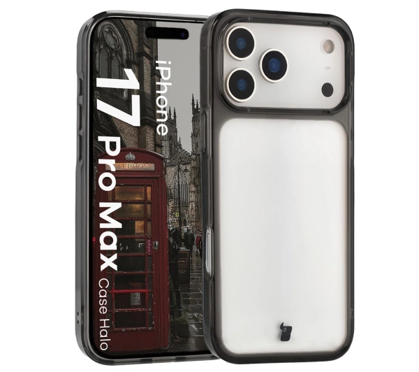 Bizon Halo do Apple iPhone 17 Pro Max Czarny