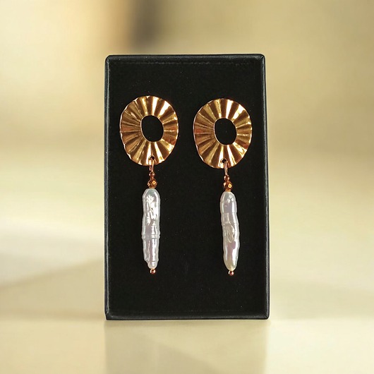 Długie perły : kolczyki : wyjątkowy prezent PREMIUM : IV