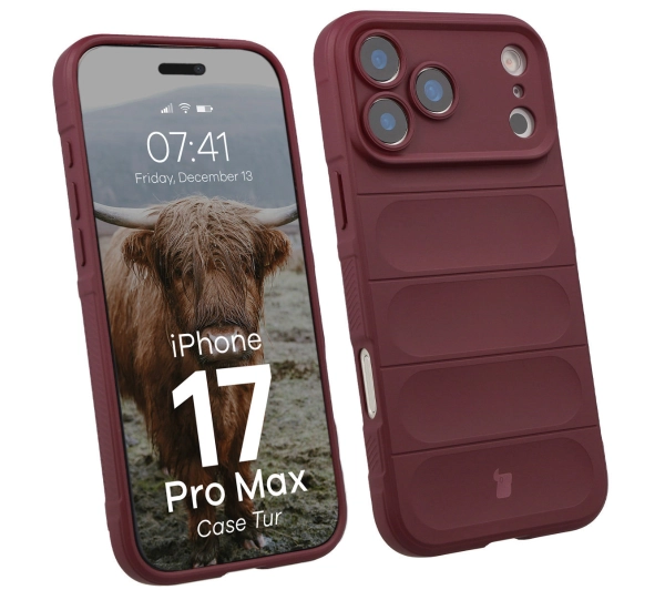 Bizon Tur do Apple iPhone 17 Pro Max Ciemnofioletowy